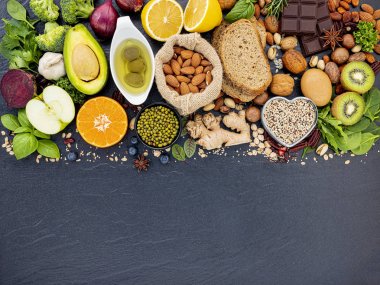 Sağlıklı gıdalar seçimi için Malzemeler. İyileşme kavramı