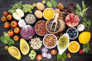 Sağlıklı gıdalar seçimi için Malzemeler. İyileşme kavramı