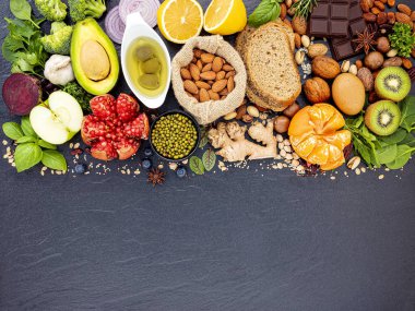 Sağlıklı gıdalar seçimi için Malzemeler. İyileşme kavramı