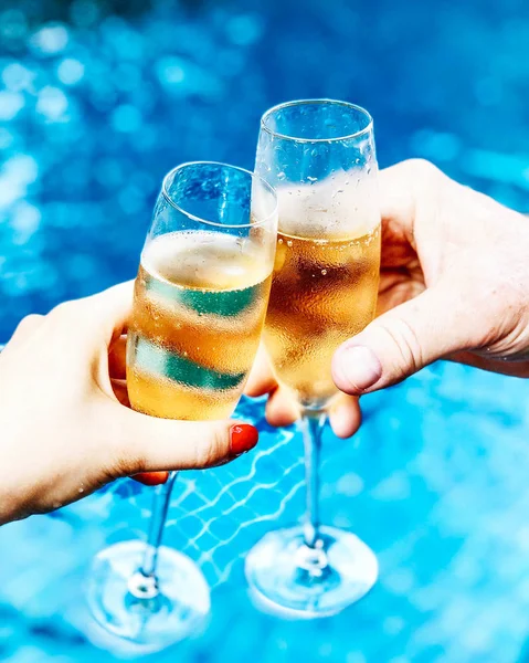 Glasses of Champagne. — Stock Photo, Image