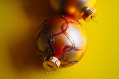 Noel süsler arka plan.