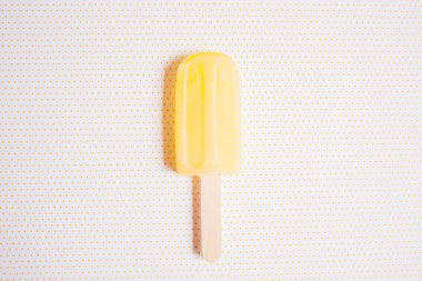 Sarı lolipop arka plan. 