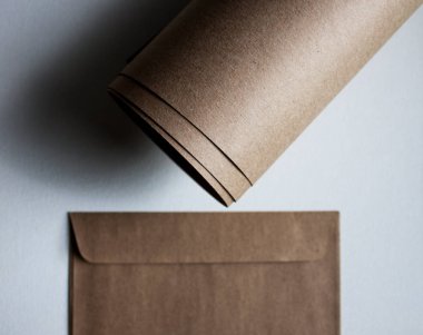 kraft kağıt rulosu.