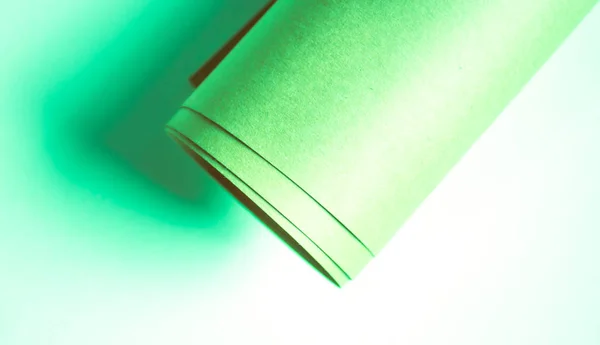 Nane yeşili kağıt rulo. — Stok fotoğraf