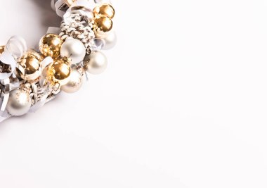 Noel çelenk arka plan.