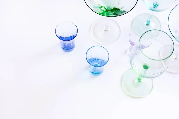 Verres colorés fond . — Photo