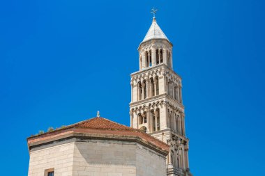 Split, Hırvatistan 'da Diocletianus Sarayı 'nda katedral, UNESCO Dünya Mirası tarihi