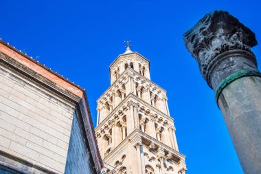 Split, Hırvatistan, katedral ve Roma İmparatoru Diocletian mozolesi, Unesco dünya mirası