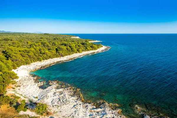 Bela Paisagem Ilha Dugi Otok Arquipélago Croácia Mar Adriático Verão — Fotografia de Stock