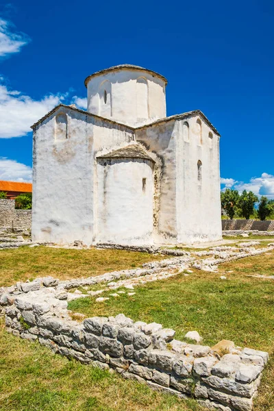Kroatië Kerk Van Het Heilig Kruis Archeologische Site Het Oude — Stockfoto