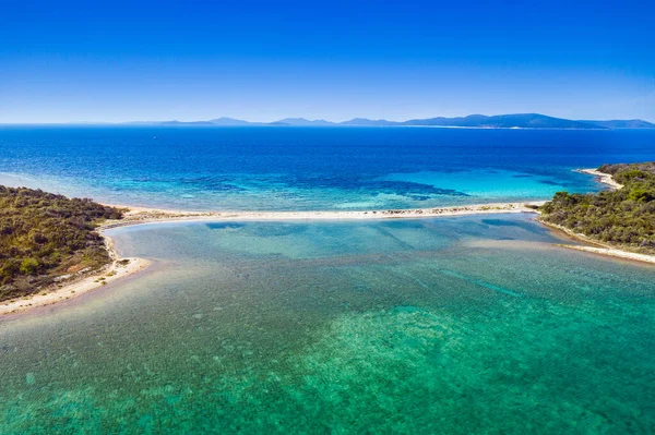 Incríveis Ilhas Exóticas Com Ponte Natural Mar Azul Turquesa Ilha — Fotografia de Stock