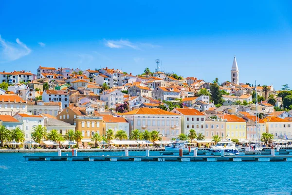 Ciudad Mali Losinj Isla Losinj Croacia Frente Mar Horizonte Ciudad —  Fotos de Stock