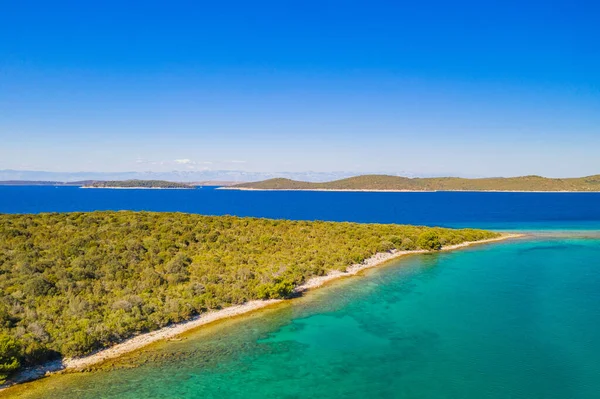 Bela Costa Ilha Dugi Otok Mar Adriático Croácia — Fotografia de Stock