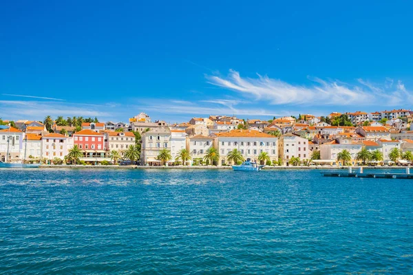 Frente Mar Ciudad Mali Losinj Isla Losinj Costa Adriática Croacia —  Fotos de Stock