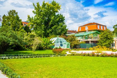 Hırvatistan 'ın Zagreb kentinde botanik bahçesi