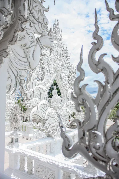 Chiang Ray Tailandia 2019 Templo Blanco Wat Rong Khun Norte — Foto de Stock