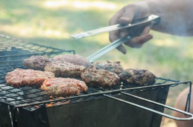 ızgara üzerinde et / ızgara köfte açık ızgara için ızgara üzerinde kızartılmış