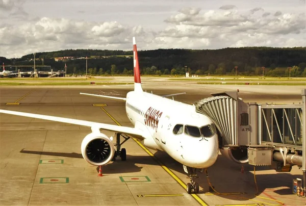 Berlin Deutschland May 2020 Пасажирський Літак Аеропорту — стокове фото