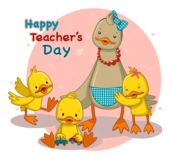 Happy Teachers Day Vector — стоковий вектор