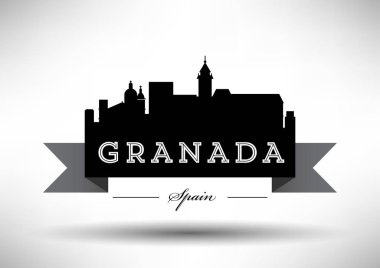 Şehir manzarası, Granada vektör grafik tasarım