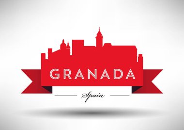 Şehir manzarası, Granada vektör grafik tasarım