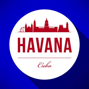 Şehir manzarası, Havana vektör grafik tasarım