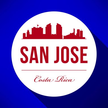 Şehir manzarası, San Jose, vektör grafik tasarım