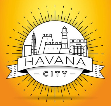 Tipografik Tasarım, Havana ile çok az şehir doğrusal manzarası