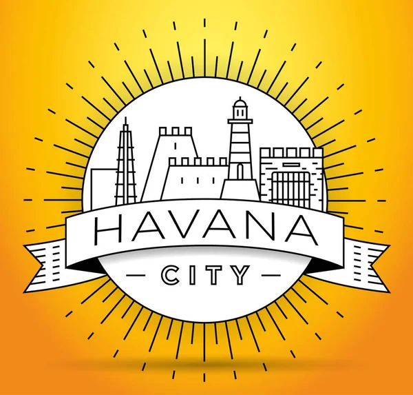 Tipografik Tasarım, Havana ile çok az şehir doğrusal manzarası