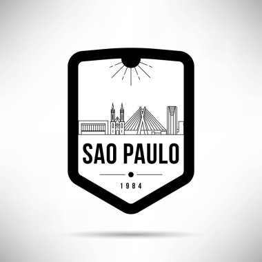 Tipografik Tasarım, Sao Paulo ile çok az şehir doğrusal manzarası