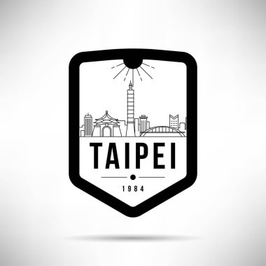Tipografik Tasarım, Taipei ile çok az şehir doğrusal manzarası 