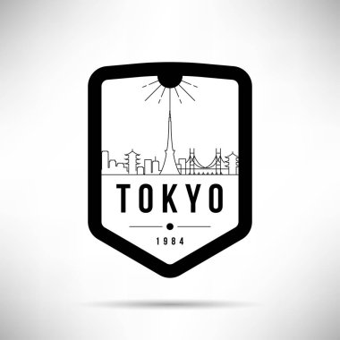 Tipografik Tasarım, Tokyo ile çok az şehir doğrusal manzarası 