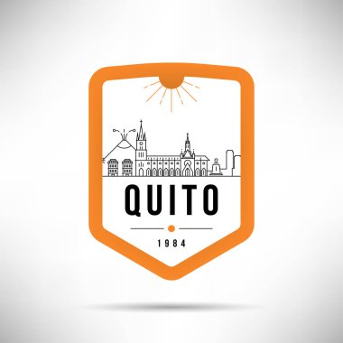 Tipografik Tasarım, Quito ile çok az şehir doğrusal manzarası