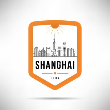 Tipografik Tasarım, Shanghai ile çok az şehir doğrusal manzarası 