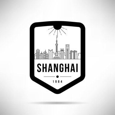 Tipografik Tasarım, Shanghai ile çok az şehir doğrusal manzarası 