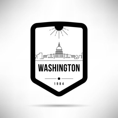 Tipografik Tasarım, Washington ile çok az şehir doğrusal manzarası 