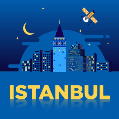 Simgesel Yapı Tasarım Istanbul, Türkiye, vektör 