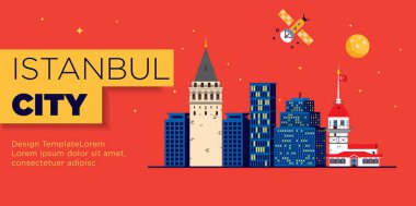 Simgesel Yapı Tasarım Istanbul, Türkiye, vektör 