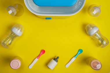 Besleme şişeleri, Termohassas kaşıklar ve elektrikli şişe sterilizatörü