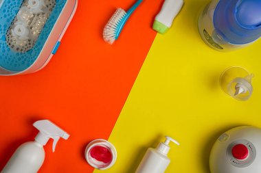 Sterilizatör ve bebek besleme aksesuarları, üst görünüm