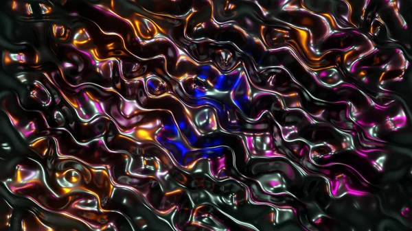 Ilustrace Abstraktní Pozadí Barevným Světlem Vytváření Textury Wave Pro Barvu — Stock fotografie