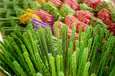 Tayland kullanılan renkli tütsü çarpıcı yakın