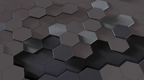 Titan Honeycomb abstracy bakgrund med färgat ljus — Stockfoto