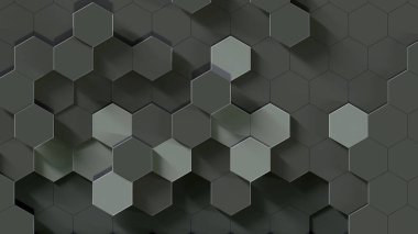 Petek titanyum soyut arka plan 3d illüstrasyon