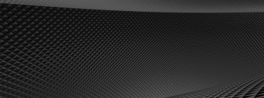 3d Görüntü, soyut arkaplan, Black Metal Ağları dokusu, duvar kağıdı için geniş panoramik