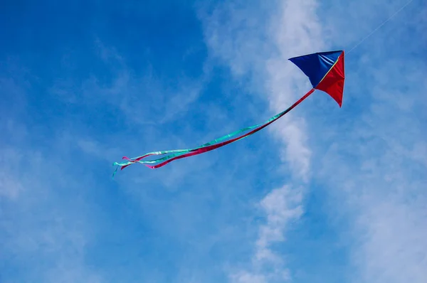 Cerf Volant Coloré Dans Ciel — Photo