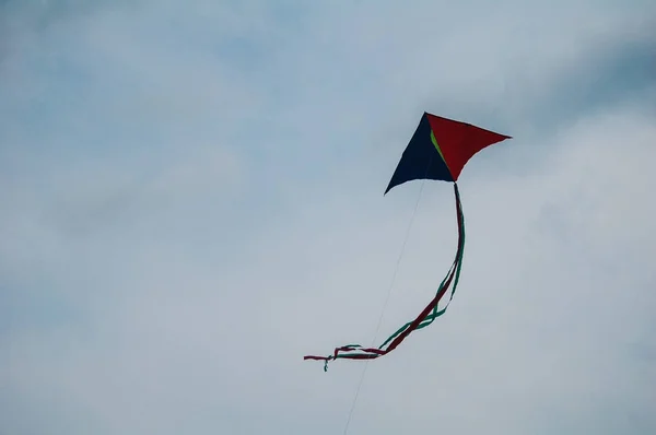 Cerf Volant Coloré Dans Ciel — Photo