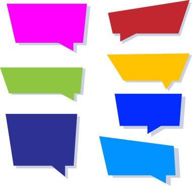 renkli afiş seti. Vektör