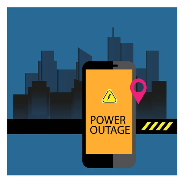 Metropolis 'te elektrik kesintisi. Cep telefonundan yapılan arama, jeotag.