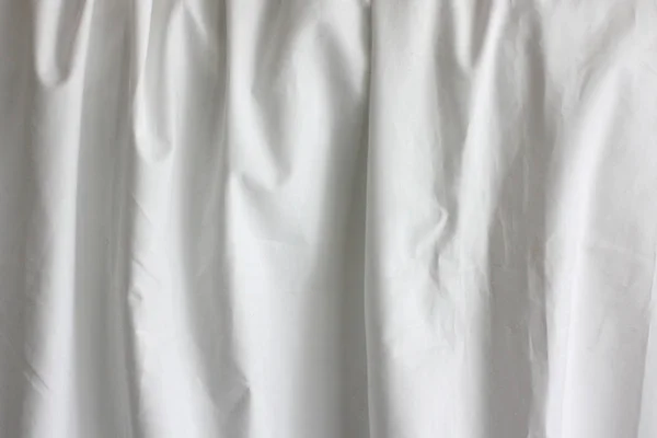 White fabric with folds close up photo. Mock up ready for your pattern. — Stock Photo, Image